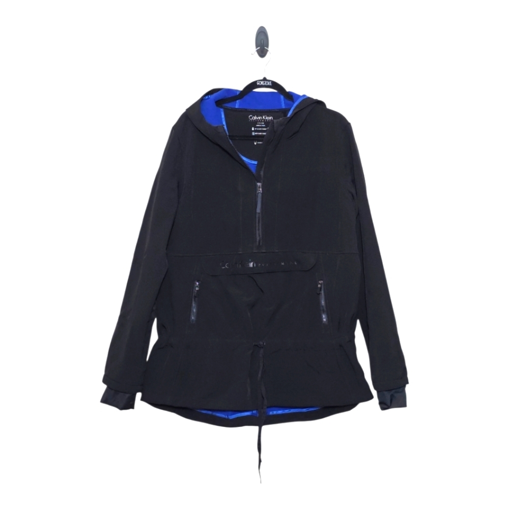 Calvin Klein Performance Pullover Jacket XL Black Wind Protection